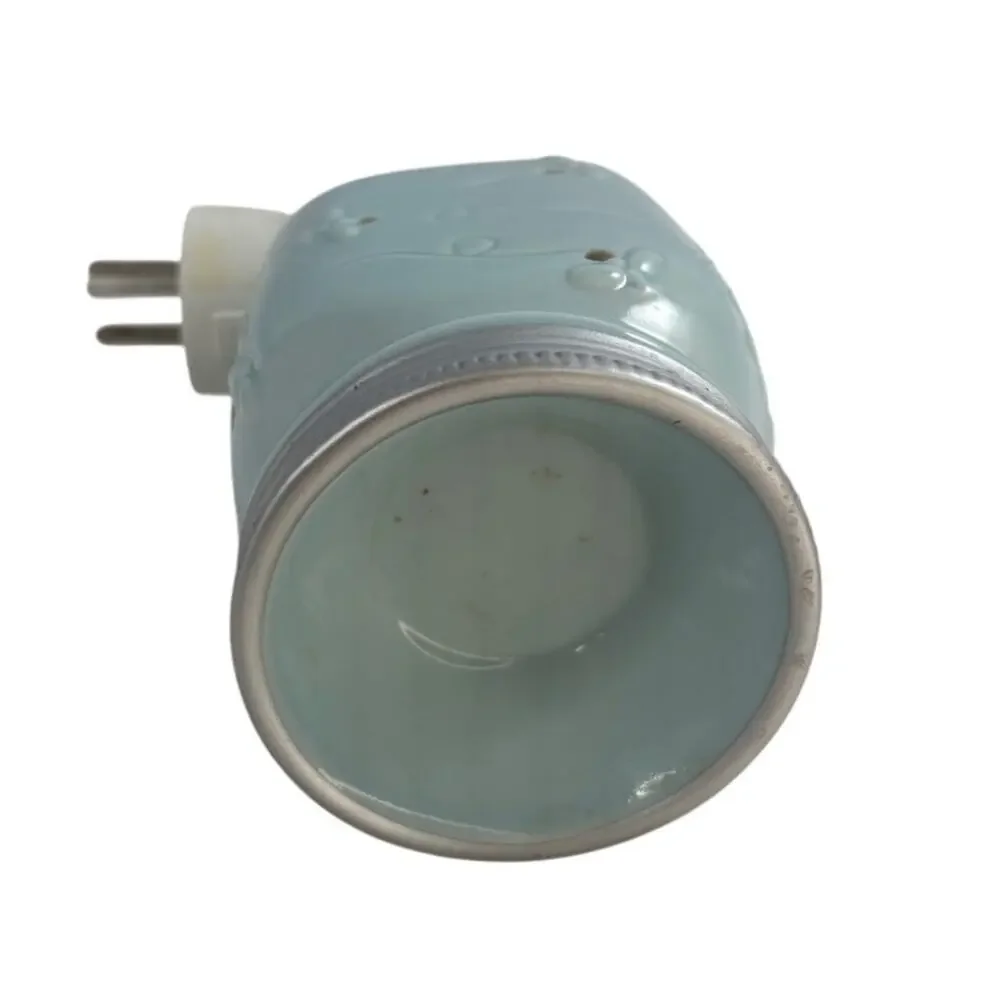 Scentsy Blue Mason Jar‎ Plug-In Warmer Fireflies Night Light Glass Wax Melt